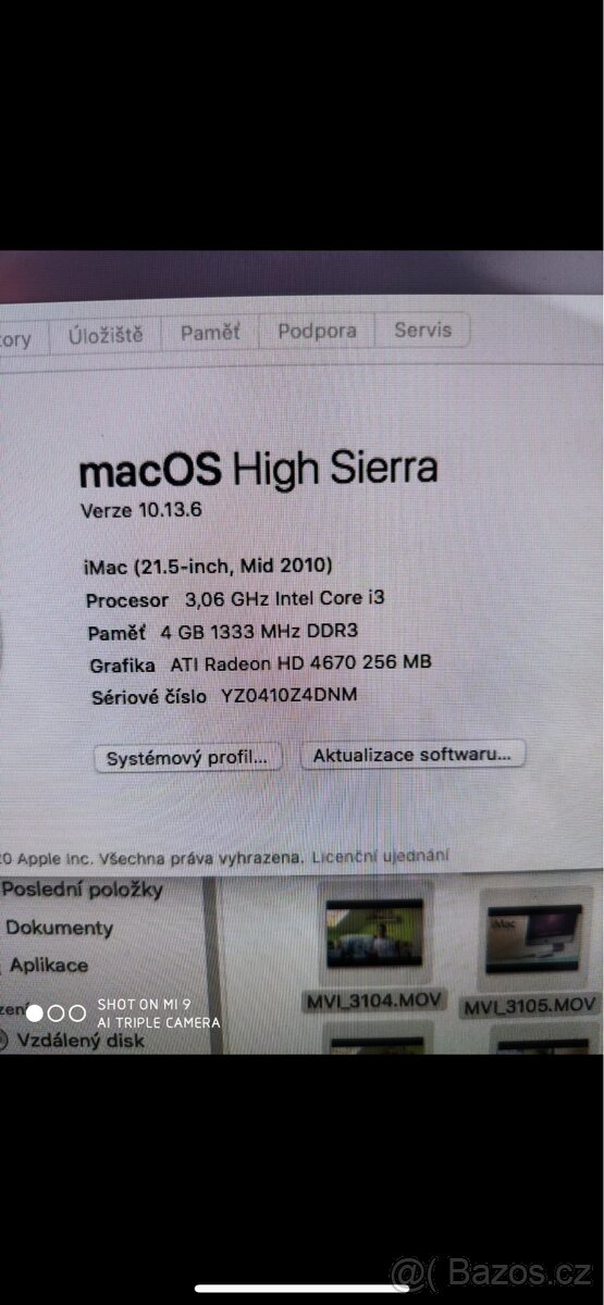 🖥️ iMac 21,5” Mid 2010 – vadná grafická karta - 4