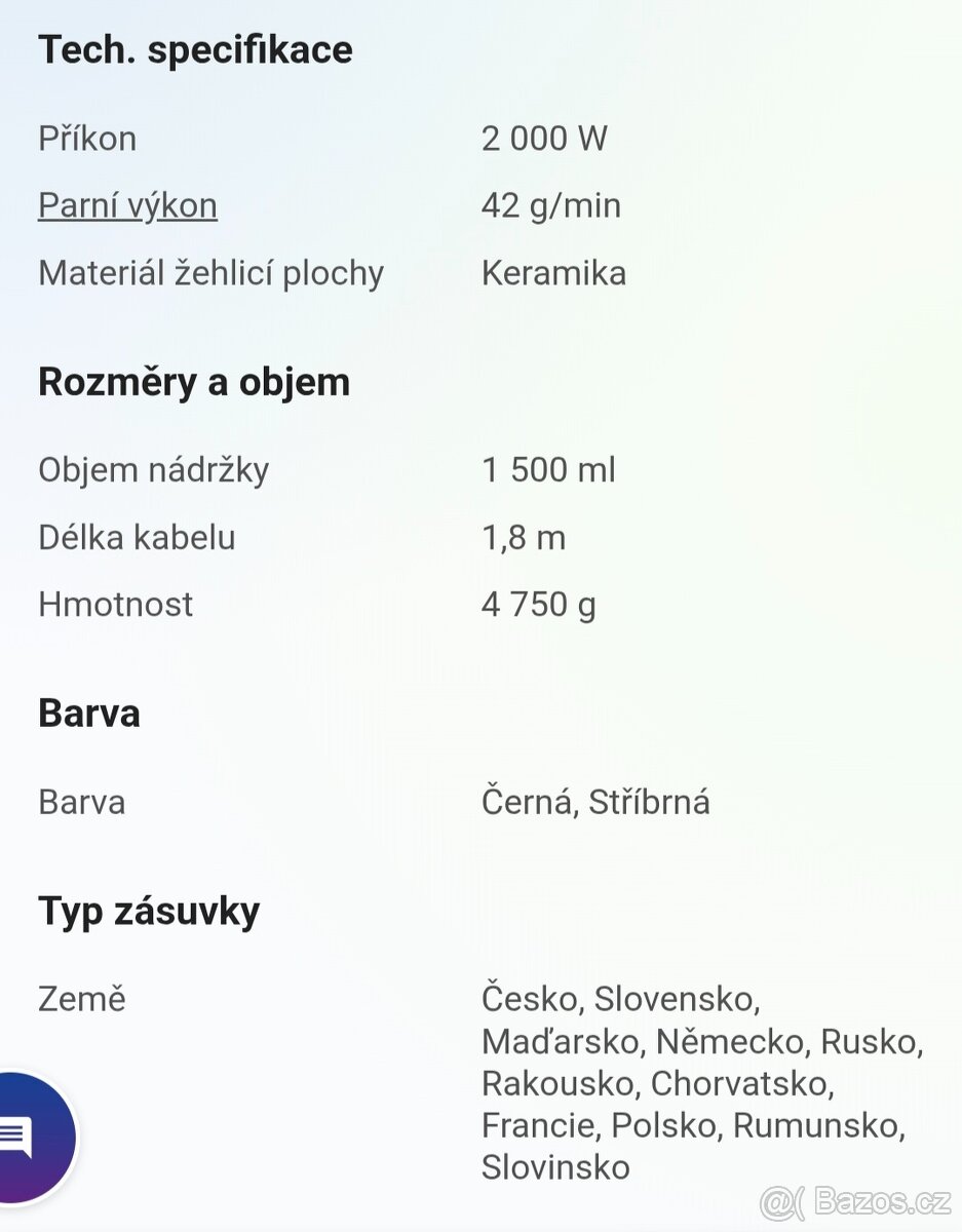 Napařovač oděvů Tefal - 4