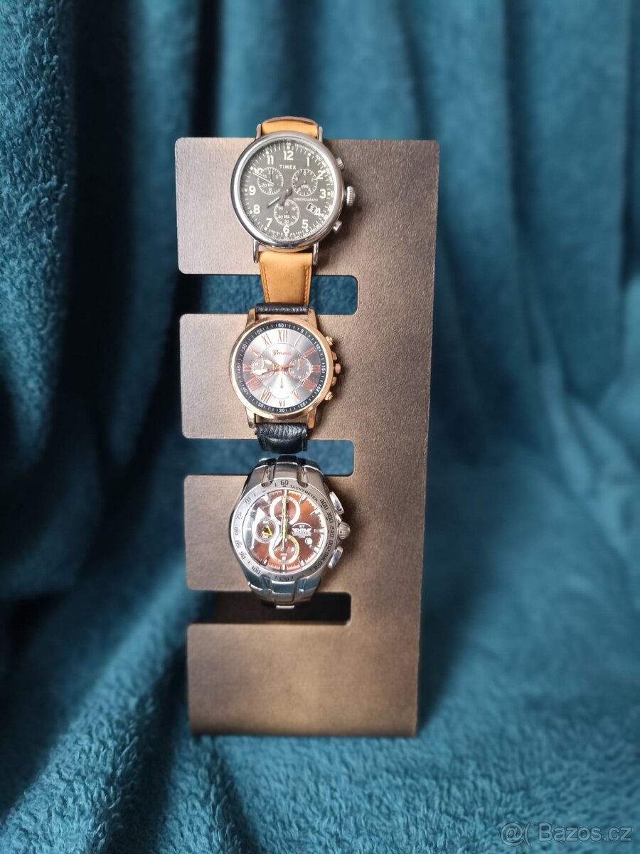 Stojan na hodinky kov zlatý - 4