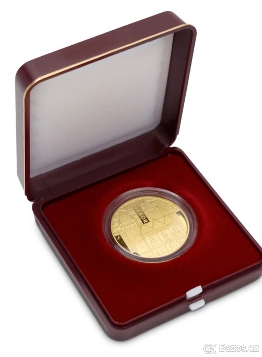 Zlato / zlatá mince ČNB Město Tábor proof - 4