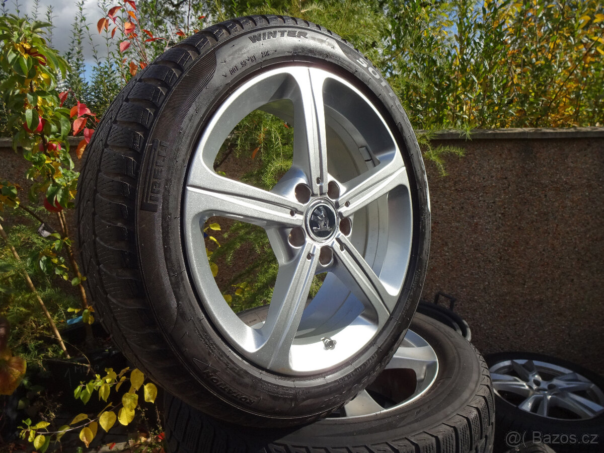 Octavia, Golf, Passat, Superb - zánovní zimní alu kola 17" - 4