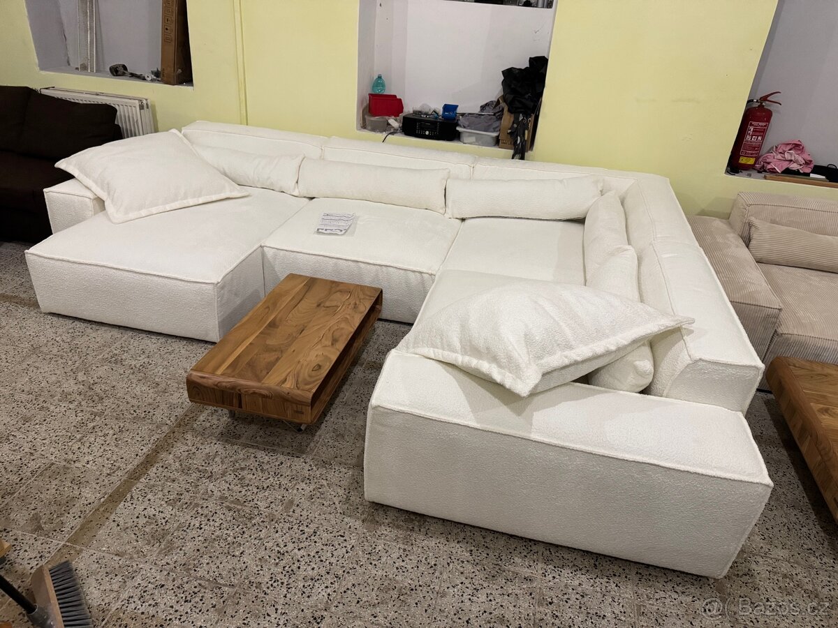 NOVÁ Luxusní Sedací souprava Sirpio 360x260 Boucle - 4