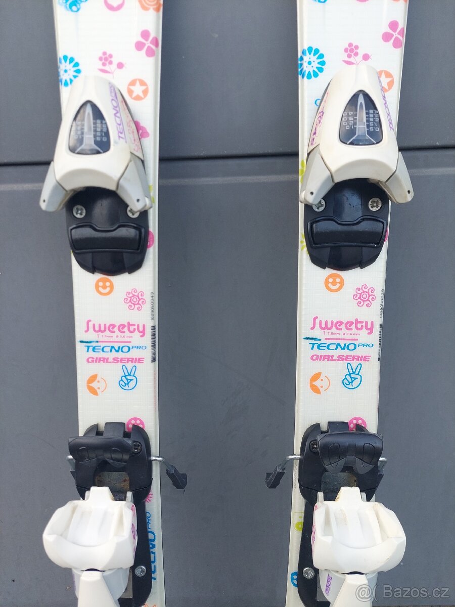 Lyže TECNO PRO, 90 cm + lyžáky + přilba - 4