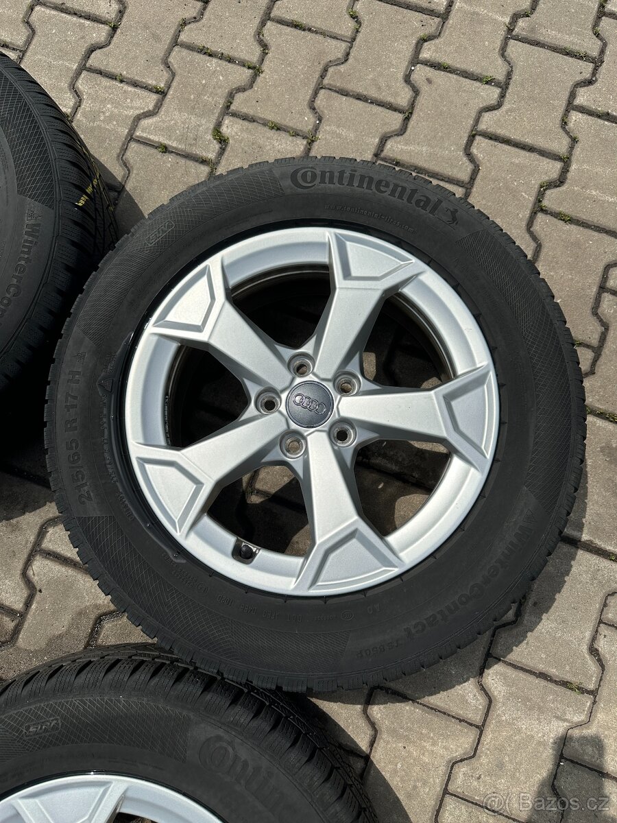 Kompletní alu Audi Q3 5x112r17+215/65r17 zimní - 4