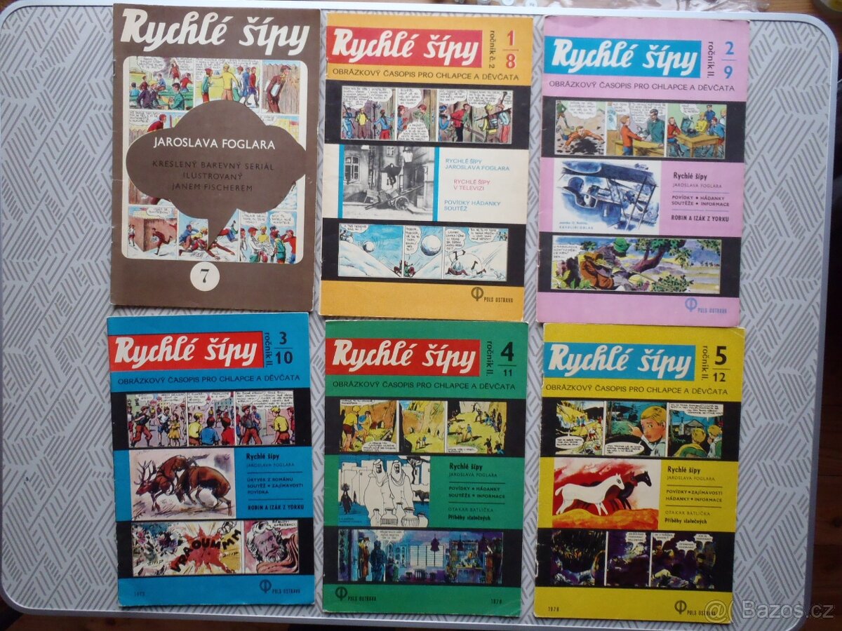 Rychlé šípy 16 sešitů 1969-1971 luxus - 4