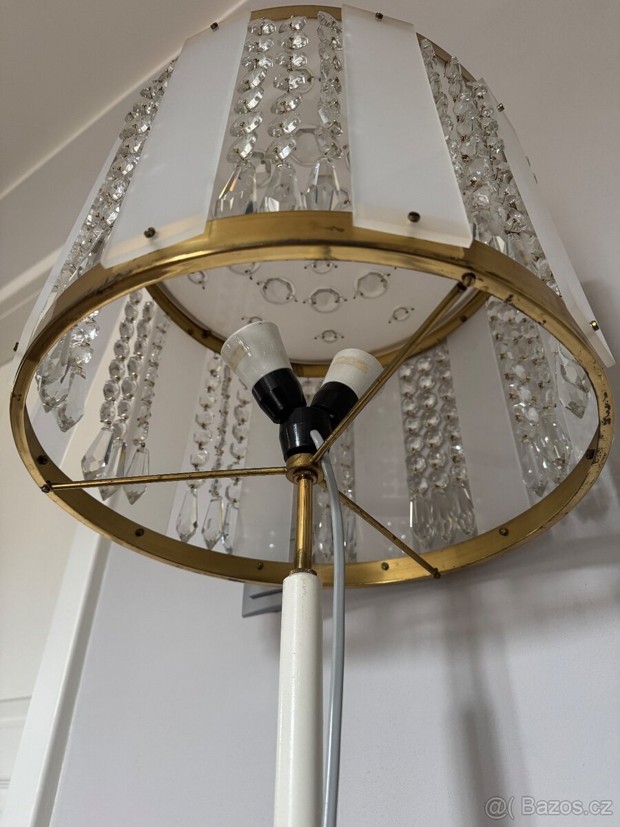 Luxusní vintage světelný set – Jablonecké sklárny, Nový Bydž - 4