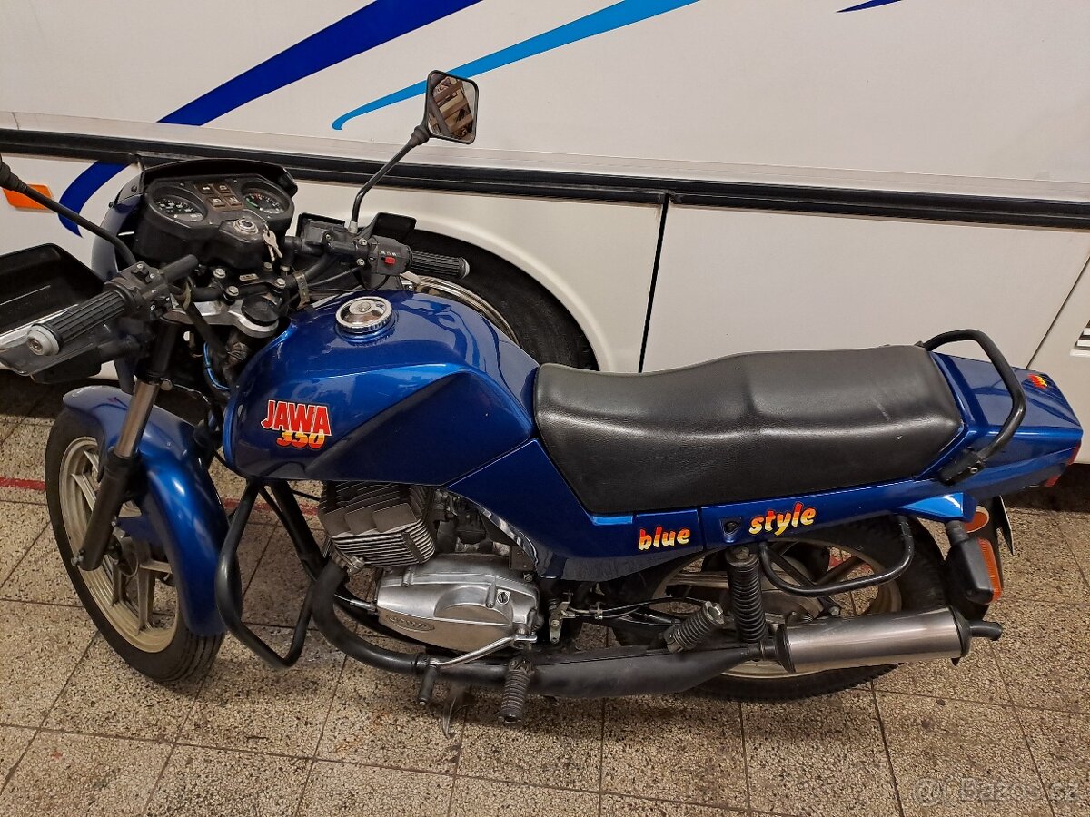 JAWA 350 640 Blue Style - 4