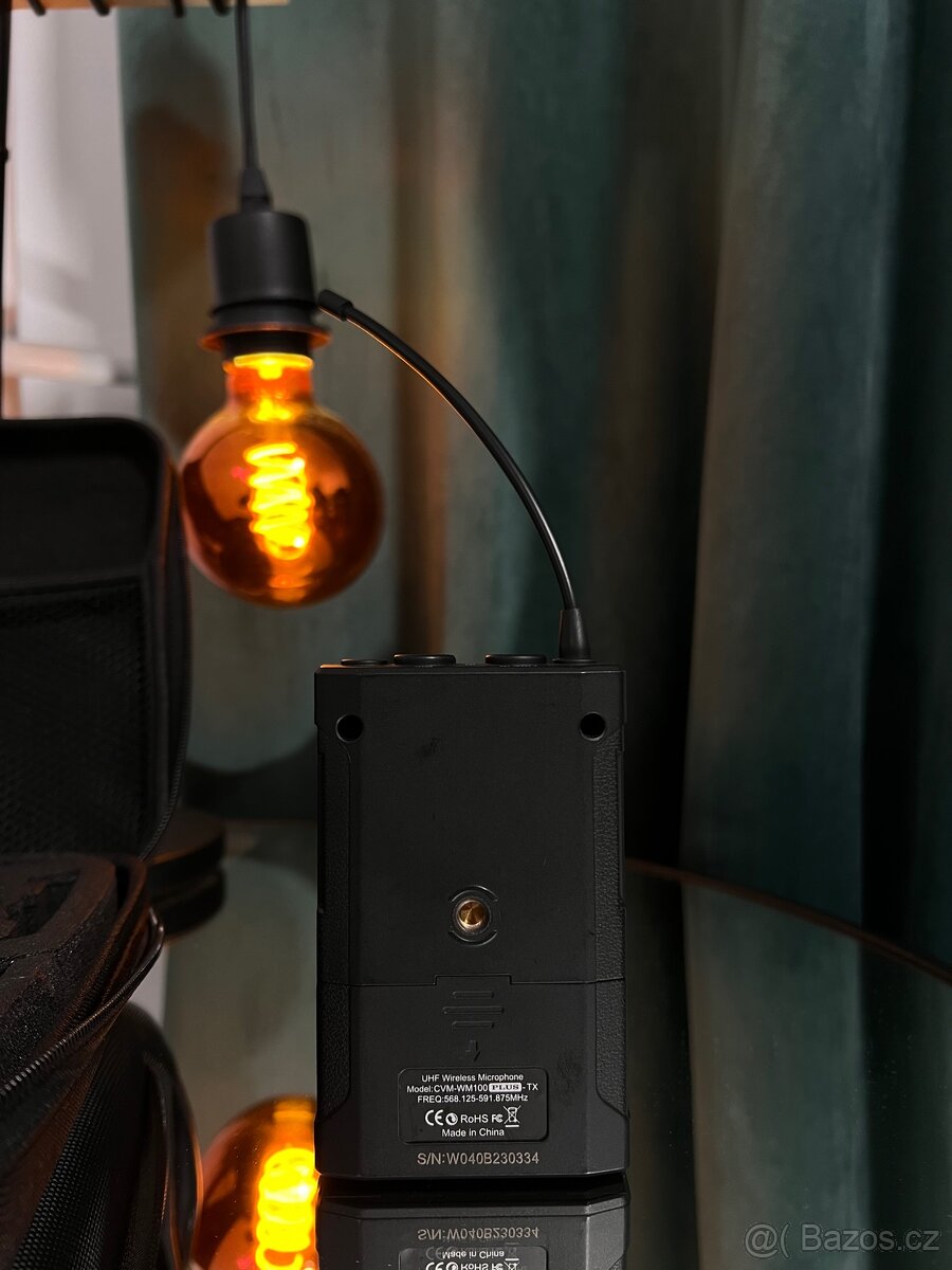 Prodám klopové mikrofony Comica CVM-WM100 Plus. - 4