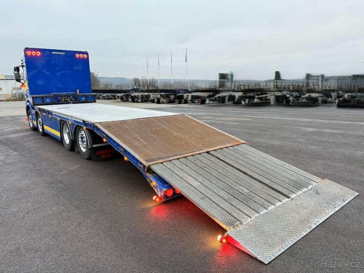 Scania R450 8x2 přeprava strojů / odtahovka - 4