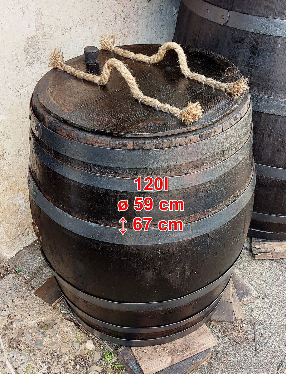 Sudy a kádě na vodu od 100l - 2100l - 4