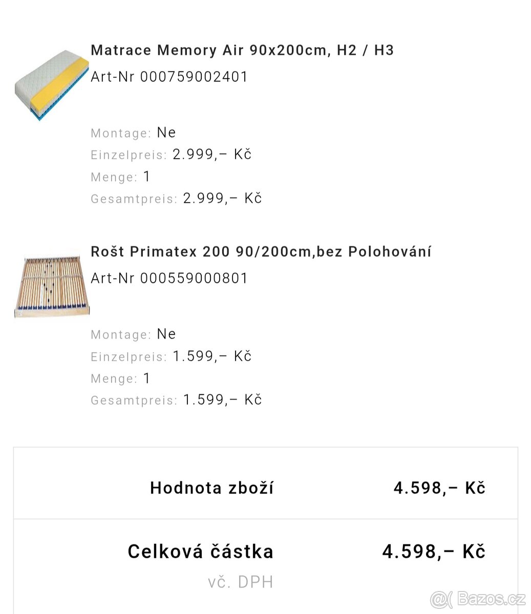 Postel MALM černá - 4