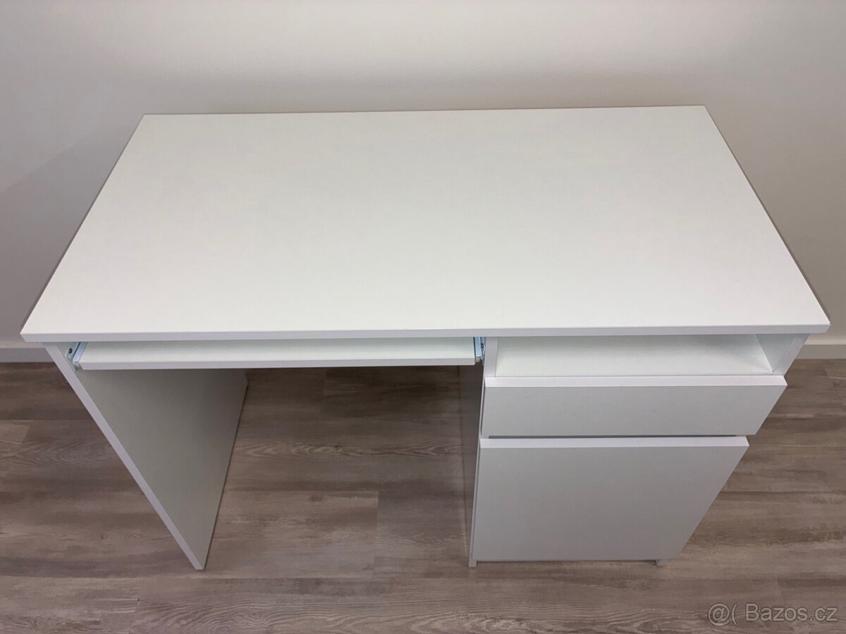 Počítačový stůl bílý - 4