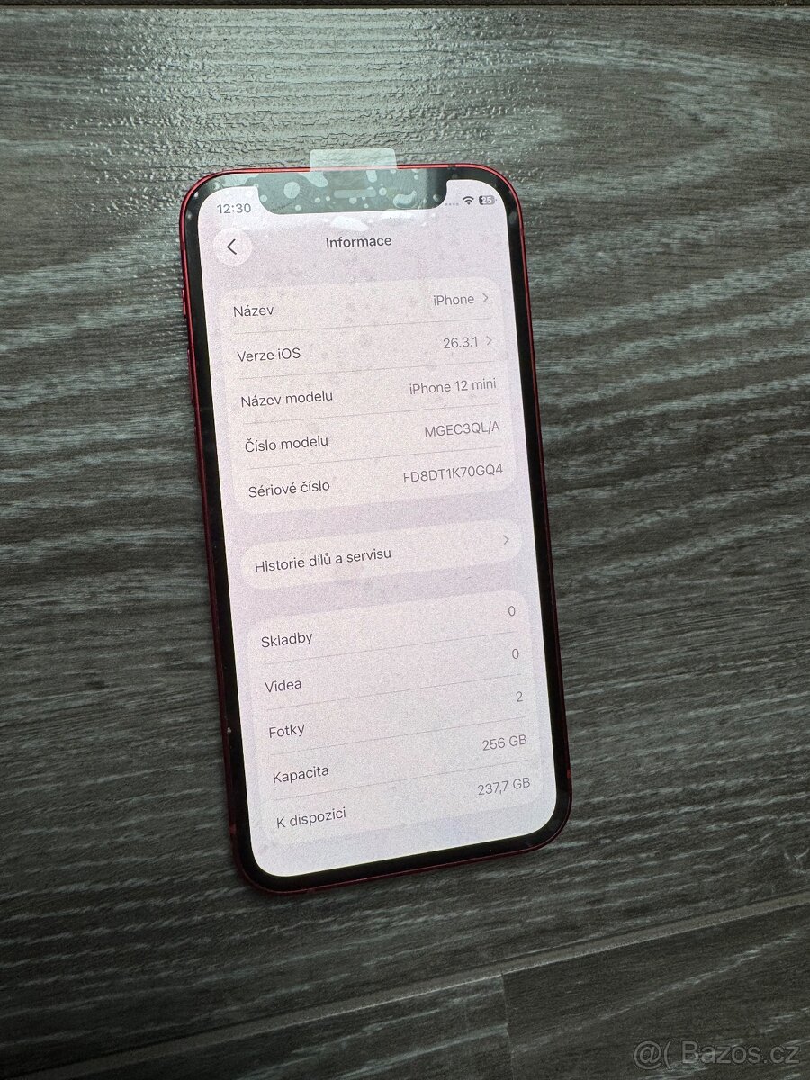 Apple iPhone 12 mini 256GB červený - 4