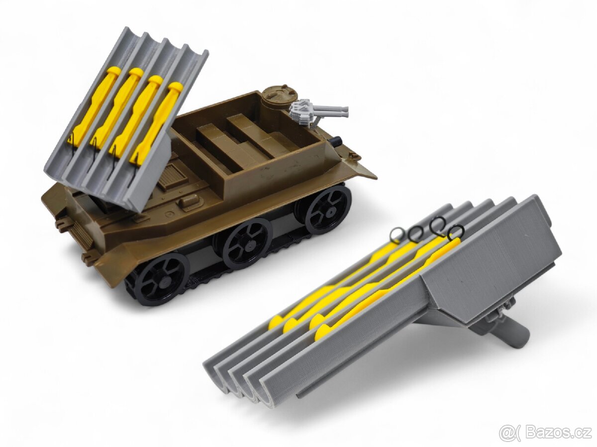 Raketomet pro retro igra transporter 3d tisk - 4