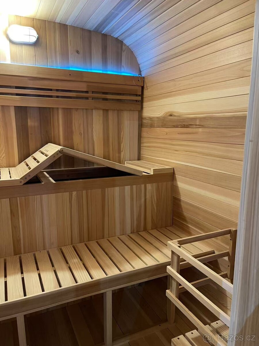 Luxusní Fínska sauna z cedru pro 4-6 osob. - 4
