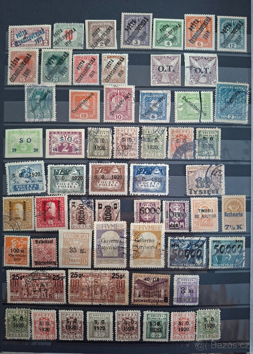 Poštovní známky - přetisky - 4