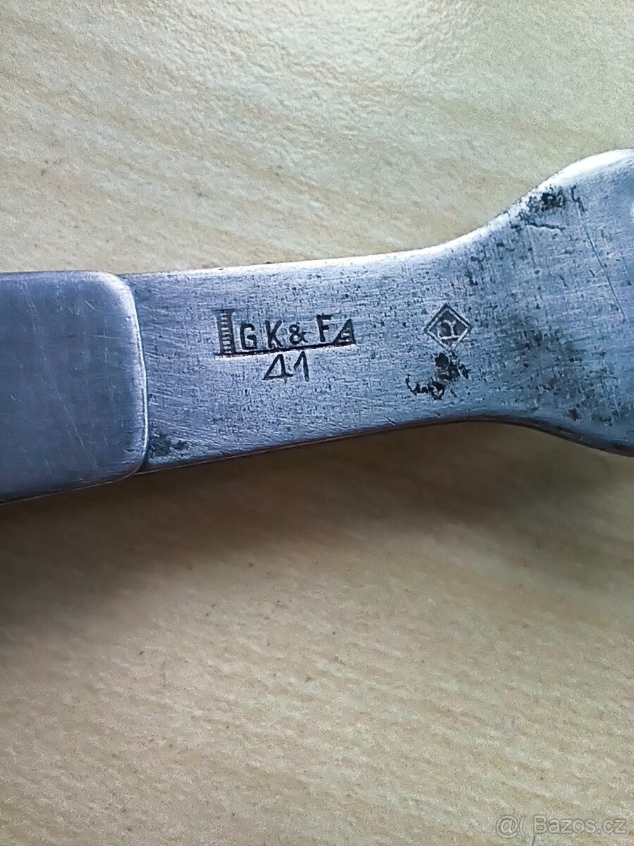 Příbor nerez, wehrmacht pro důstojníky, ZNAČENÝ - 4