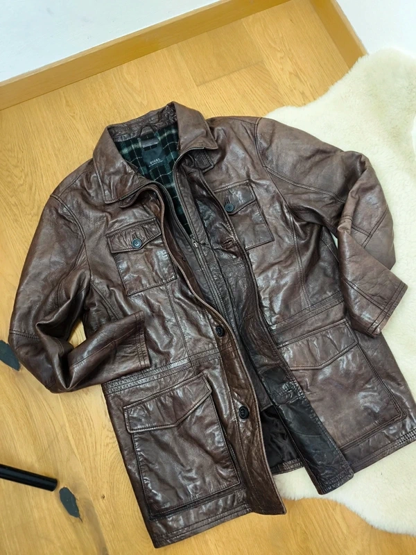 pánská kožená bunda DIGEL L - 4