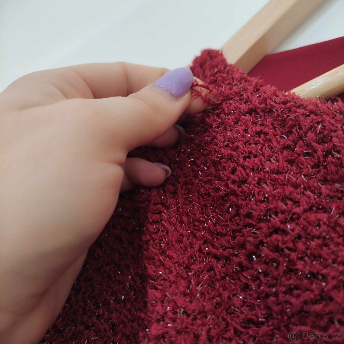 Červená vánoční halenka - 4