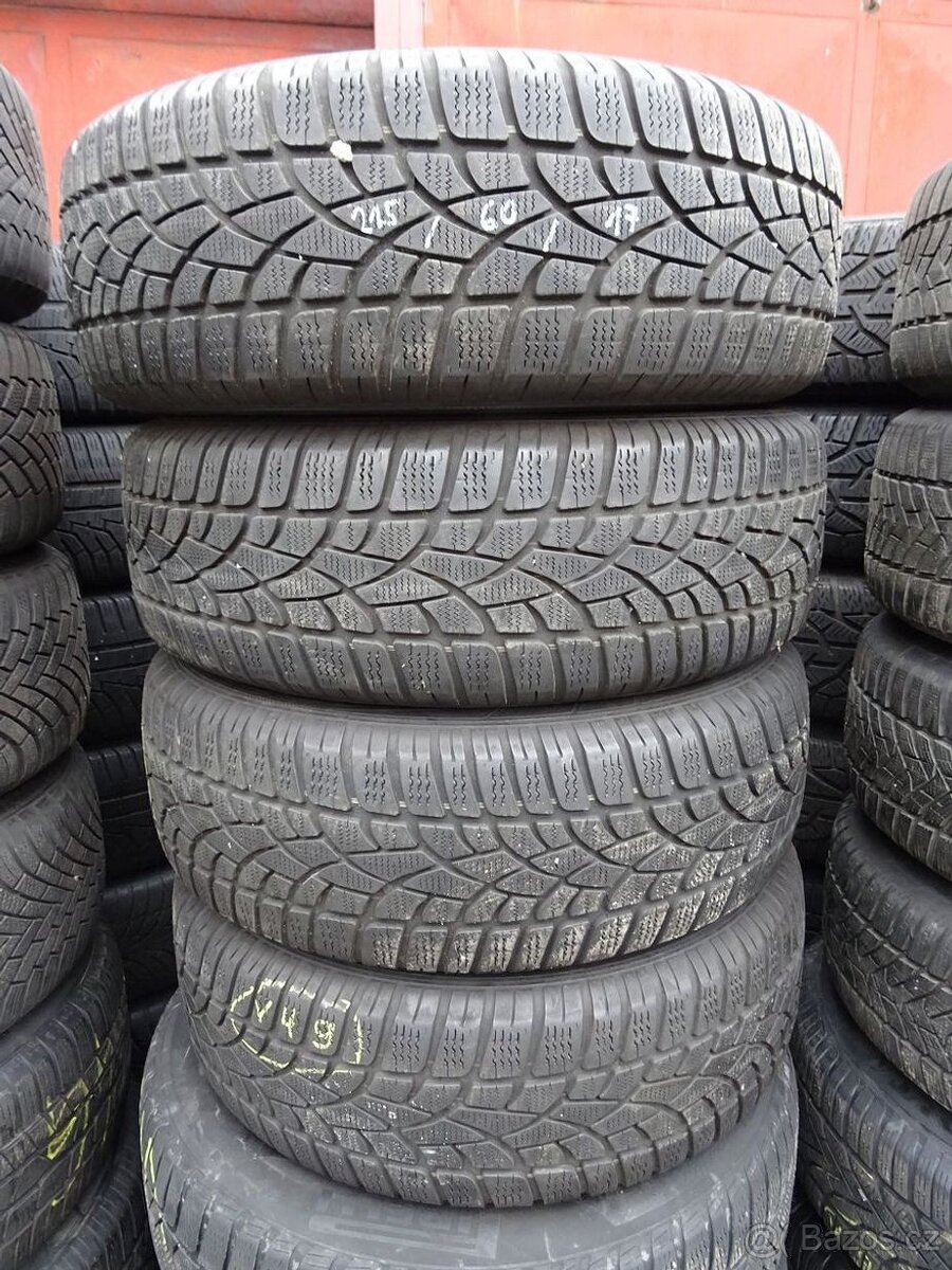 Zimní pneu Dunlop Winter Sport 3D,215/60/17, 4 ks, 6-7 mm - 4