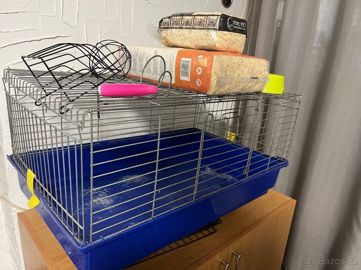 Klec pro morče, králíka + vybavení - 4