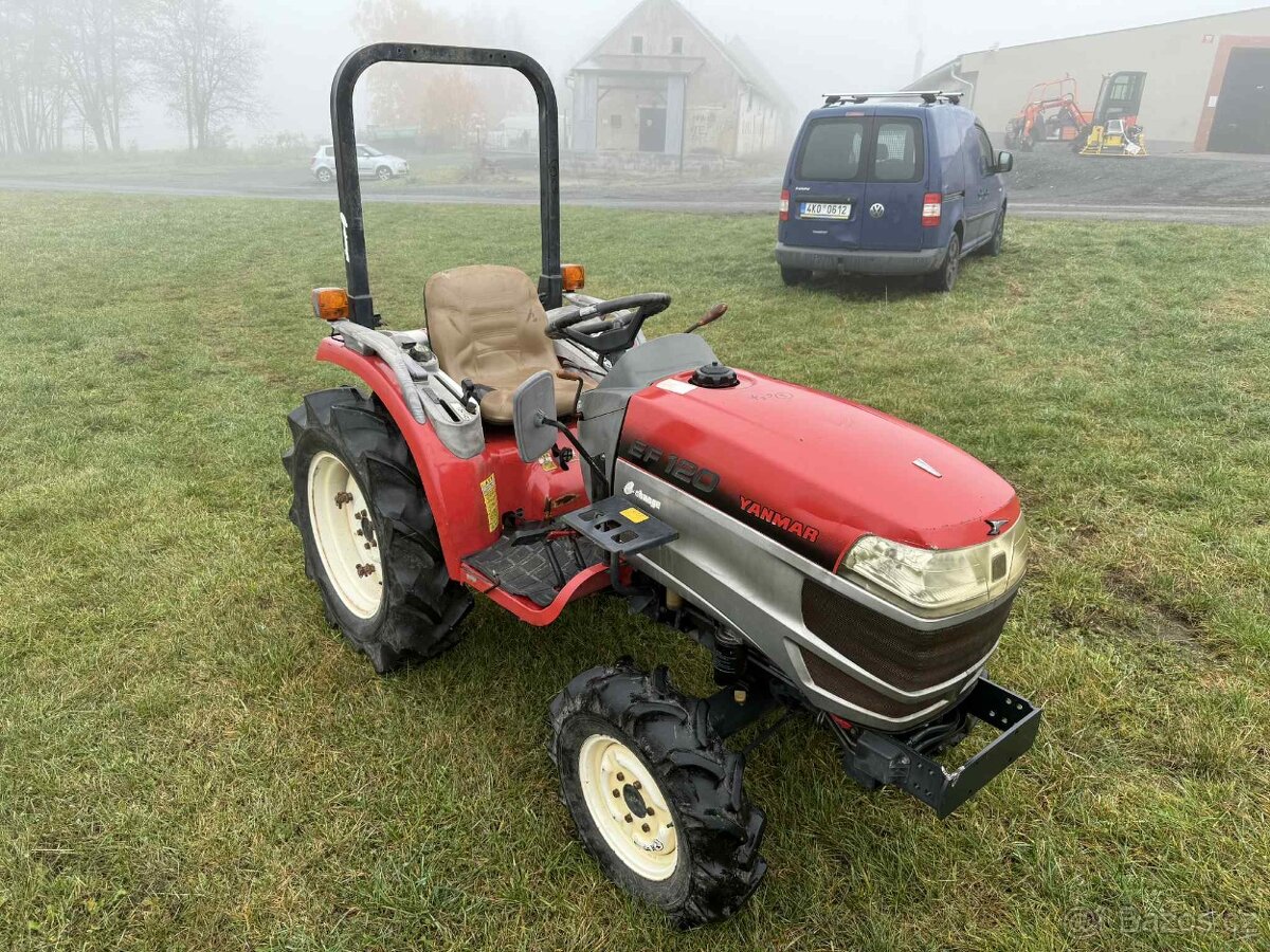JAPONSKÝ MALOTRAKTOR YANMAR EF120D 4X4 - 4