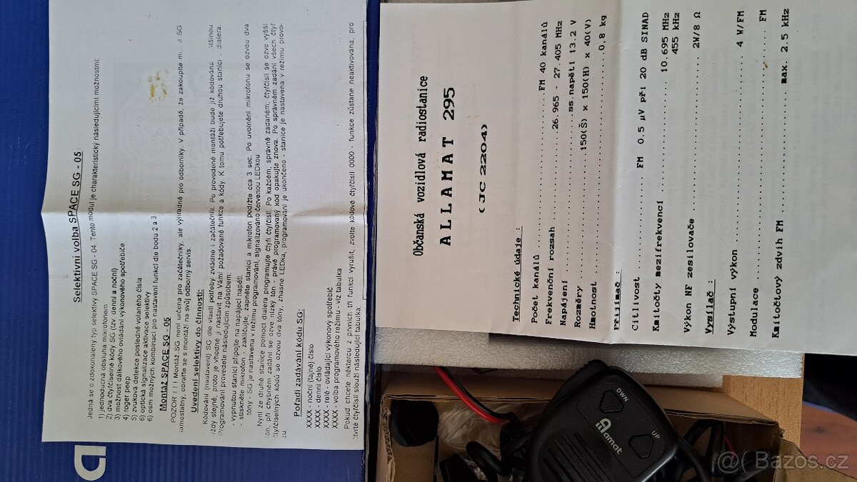 CB RDST ALLAMAT 295 200 CH + Selektrivka ... - 4