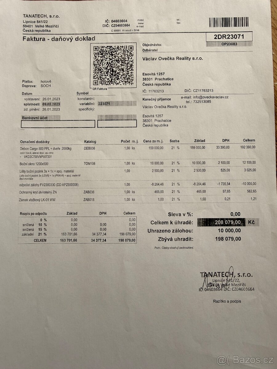 Vozik Debon Cargo 500PPL - 4