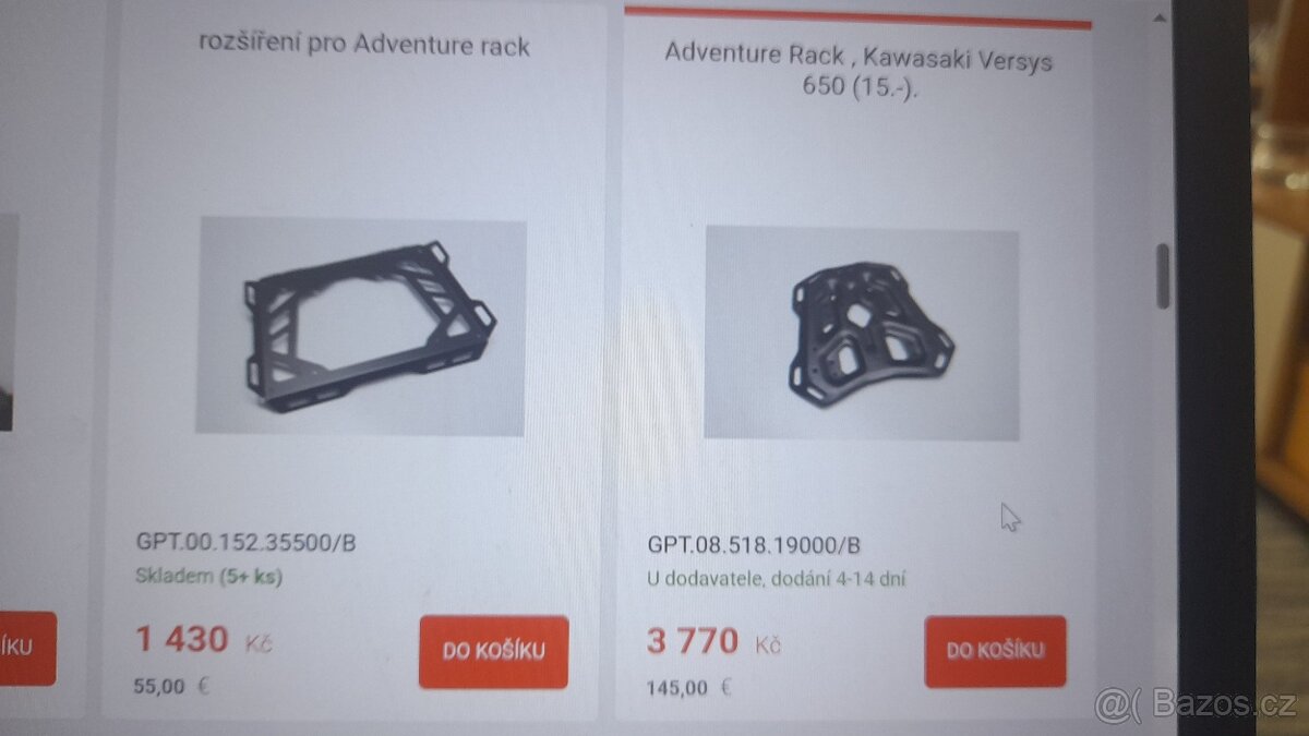 nosič Kawasaki Versys 650 15 - - 4