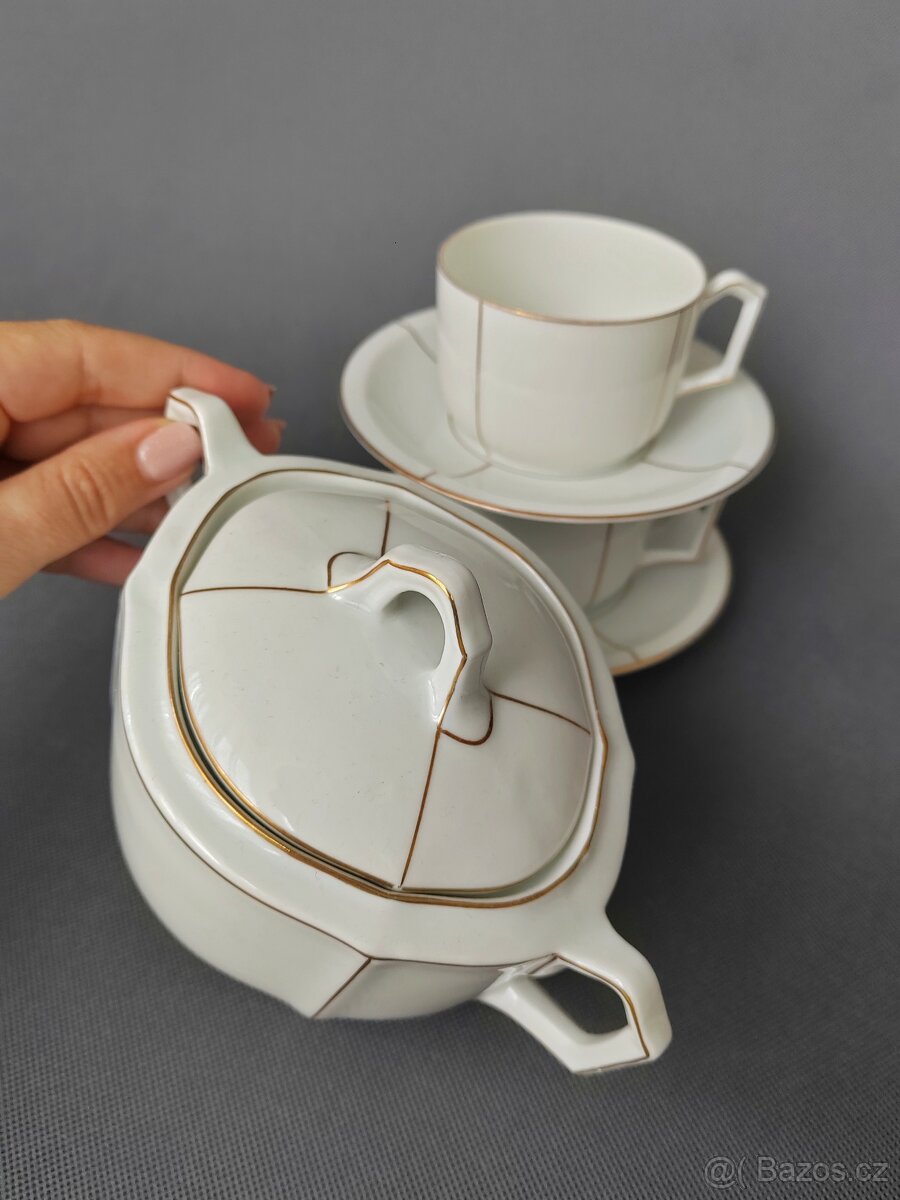 Krásná porcelánová sada Seltmann Weiden Art Deco 1920 rok - 4