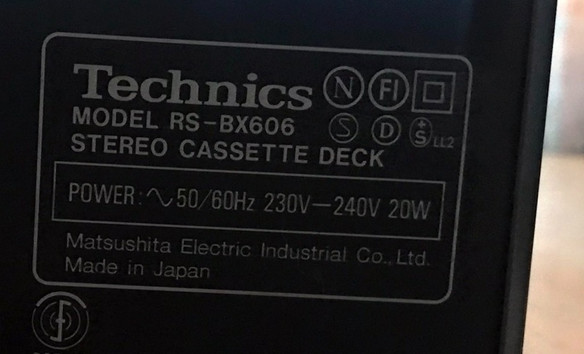 MAGNETOFON TECHNICS RS-BX606 (1991) vysoký model ,3 hlavy - 4