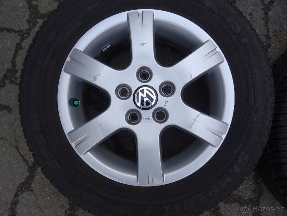 Alu disky na Volkswagen, 15", 5x112,ET 45, zimní sada - 4