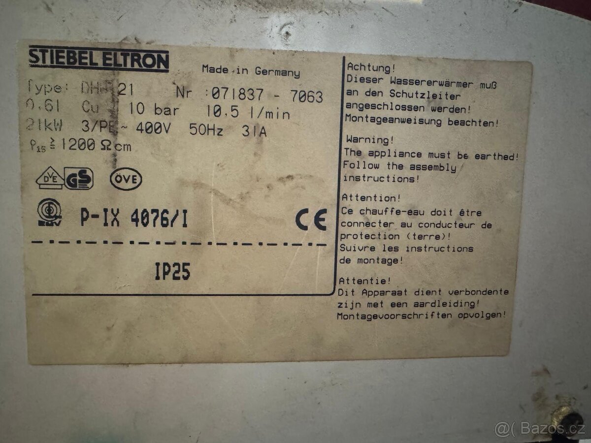 Ohřívač vody STIEBEL ELTRON - 4