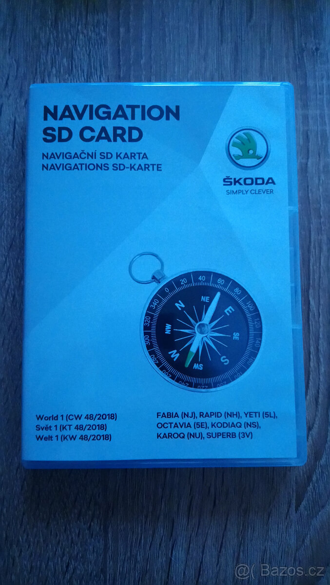 Poslední nové mapy ŠKODA SD karta - 4
