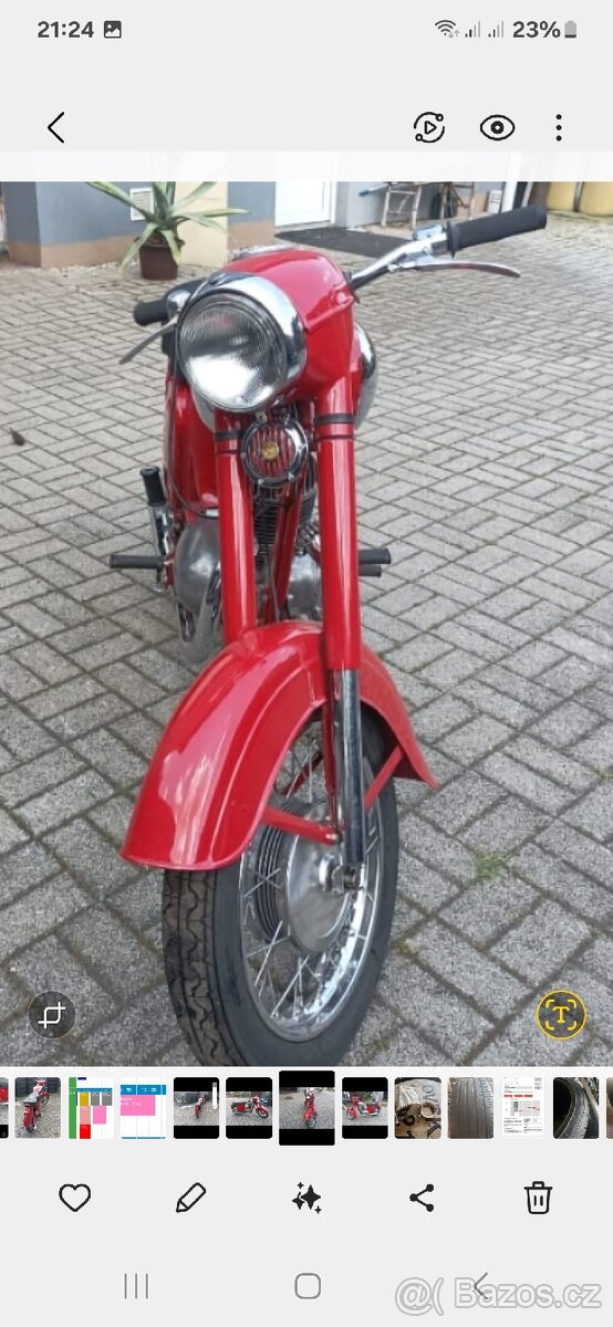 Jawa 250/353 kývačka - 4