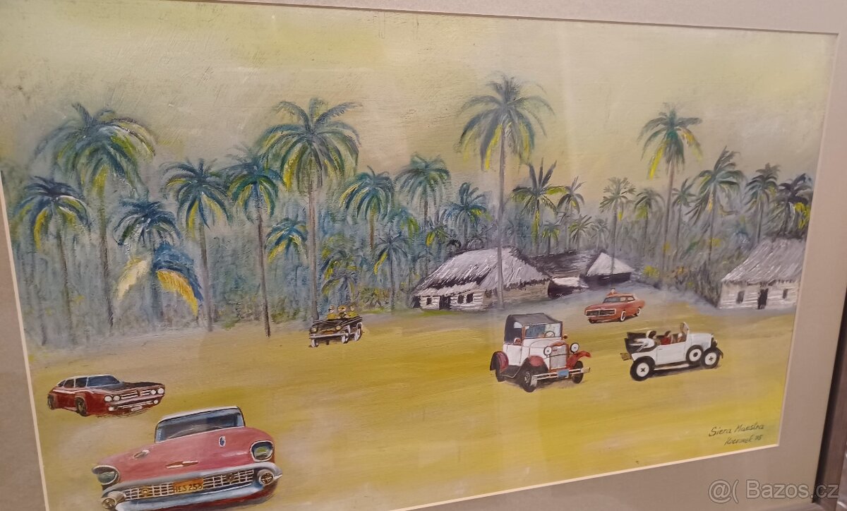 Jindřich Kocourek.Olejomalba na desce. - 4