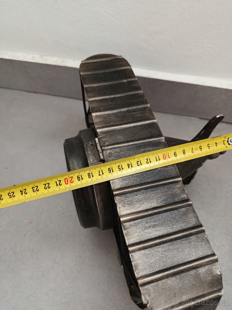 Hodiny kovové letadlo - 4