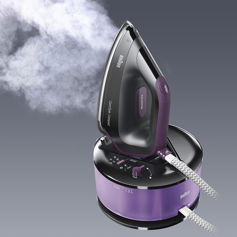 Žehlička Braun CareStyle Compact IS2144.BK černý/fialový - 4