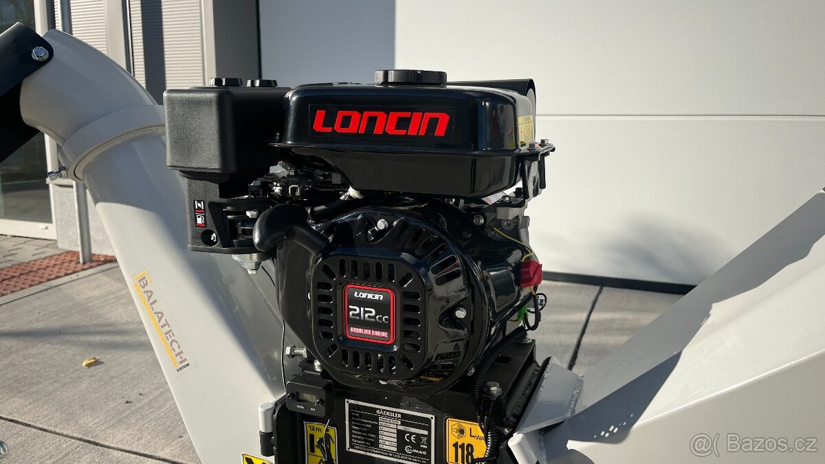 Benzínový štiepkovač dřeva LUMAG RAMBO-HC10PRO - 4