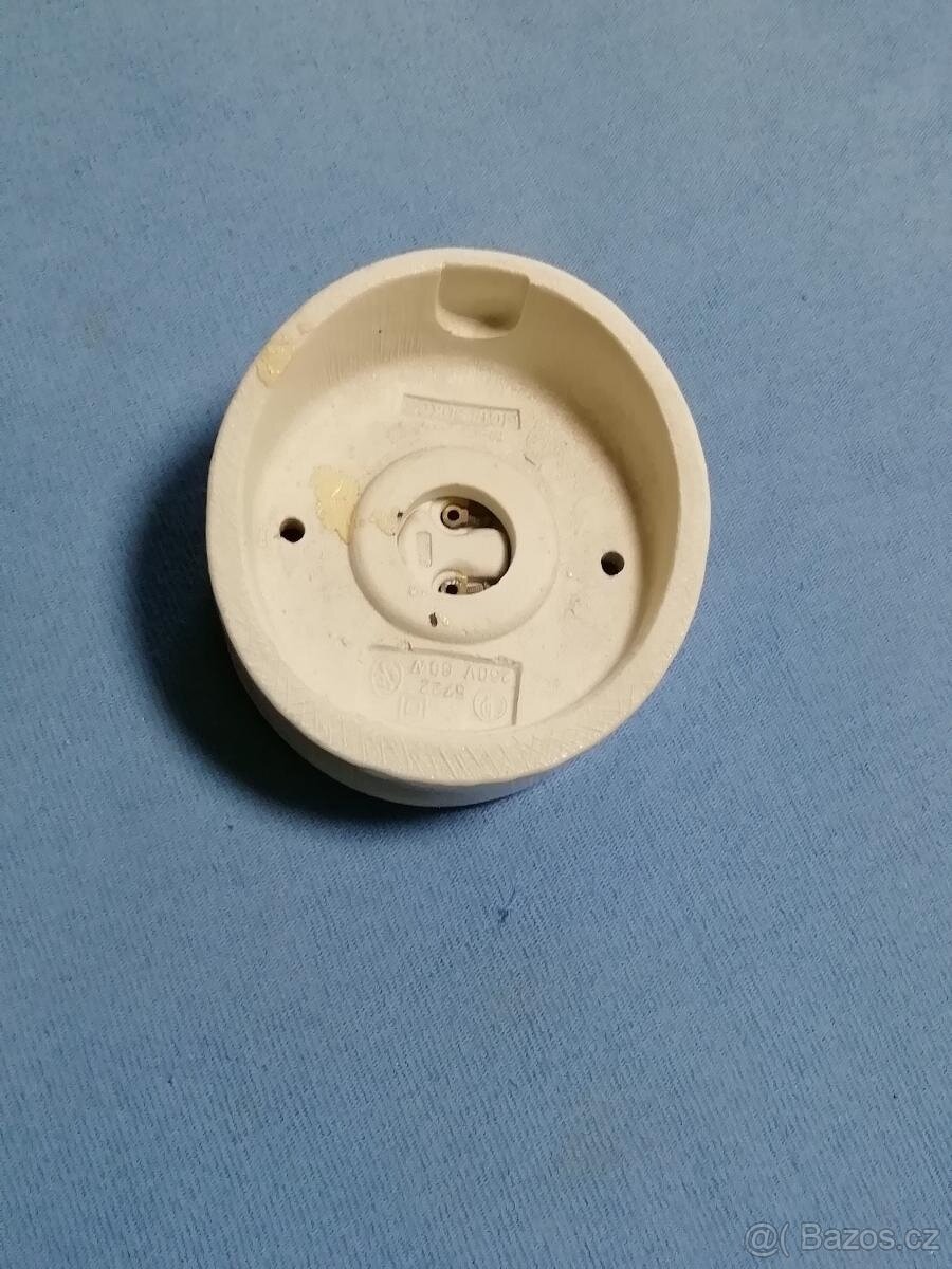 Historická armatura pro světlo se závitem a objímkou E27 - 4