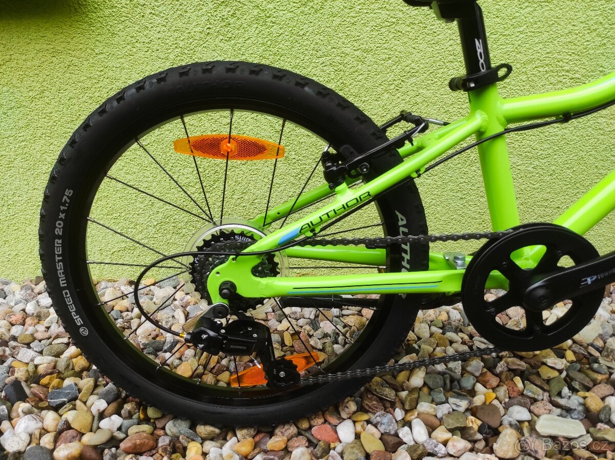 Značkové dětské kolo Author Cosmic 20" (zelená/modrá) - 4