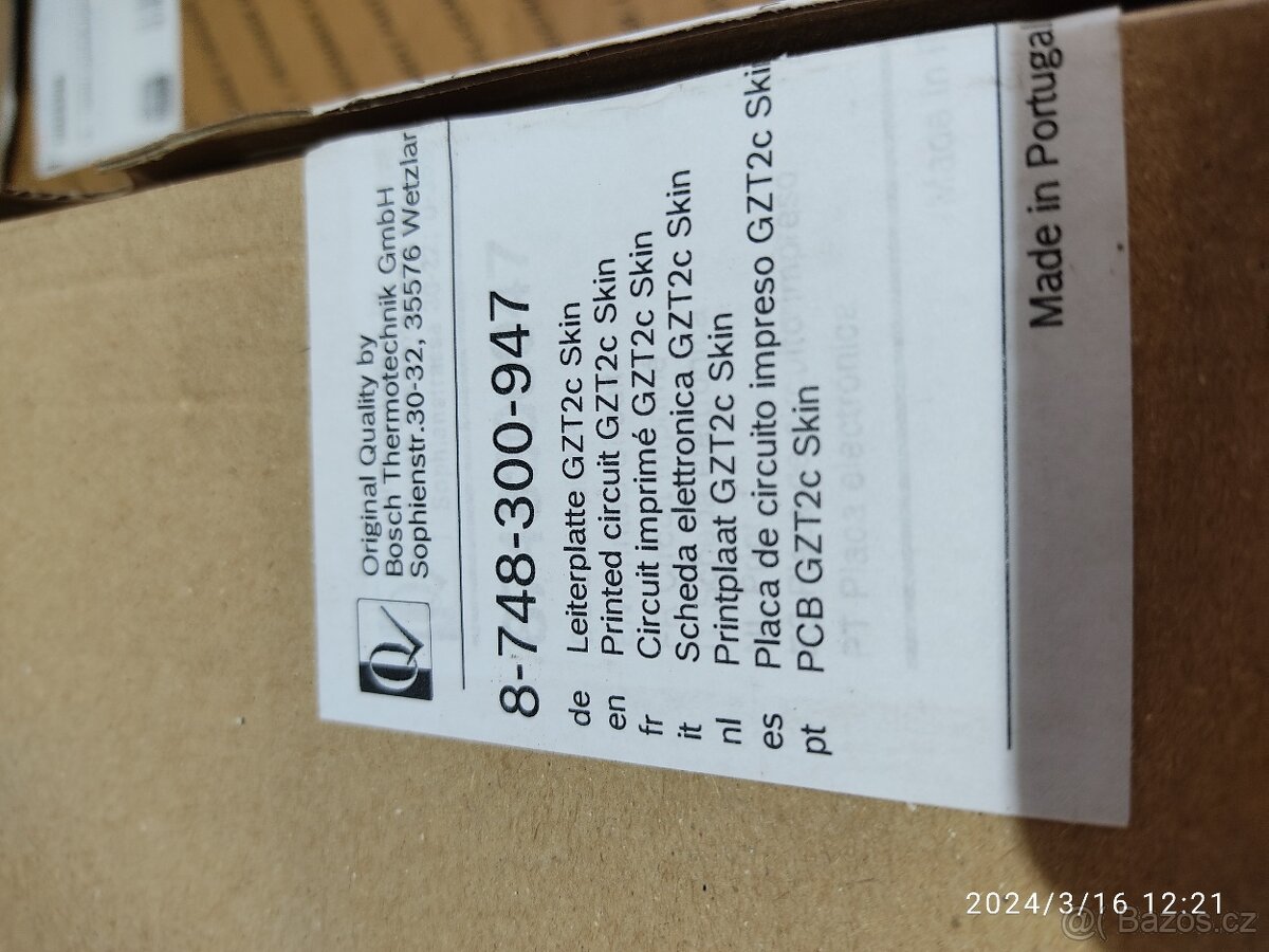 Deska z kotle Junkers ZSC24-3 MFA S5200 - 4