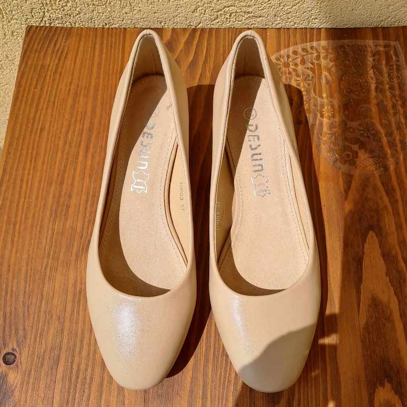 Béžové lodičky velikost 37 - 4