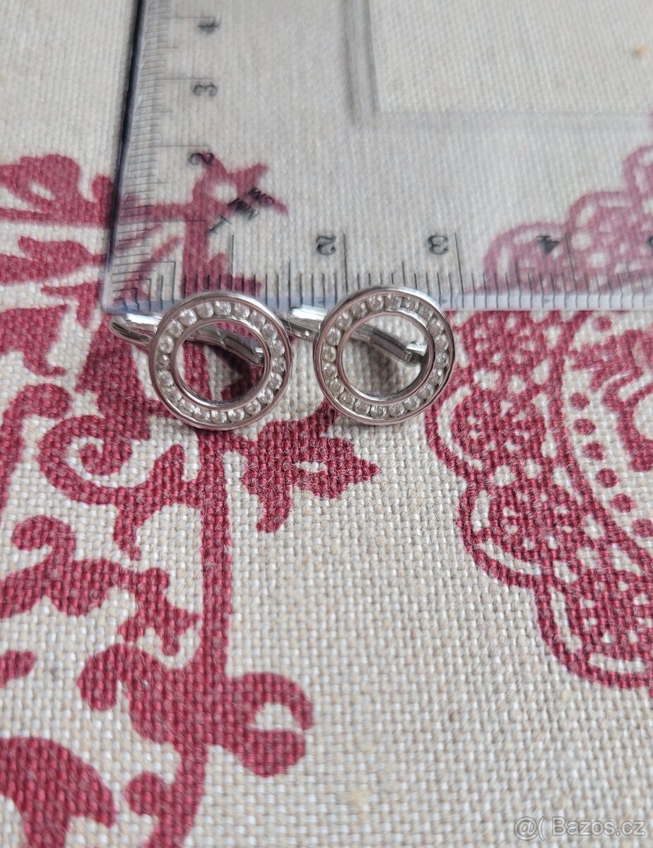 Stříbrné náušnice II. - punc - 4