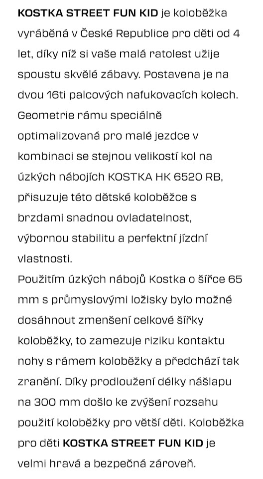 Koloběžka Kostka - 4