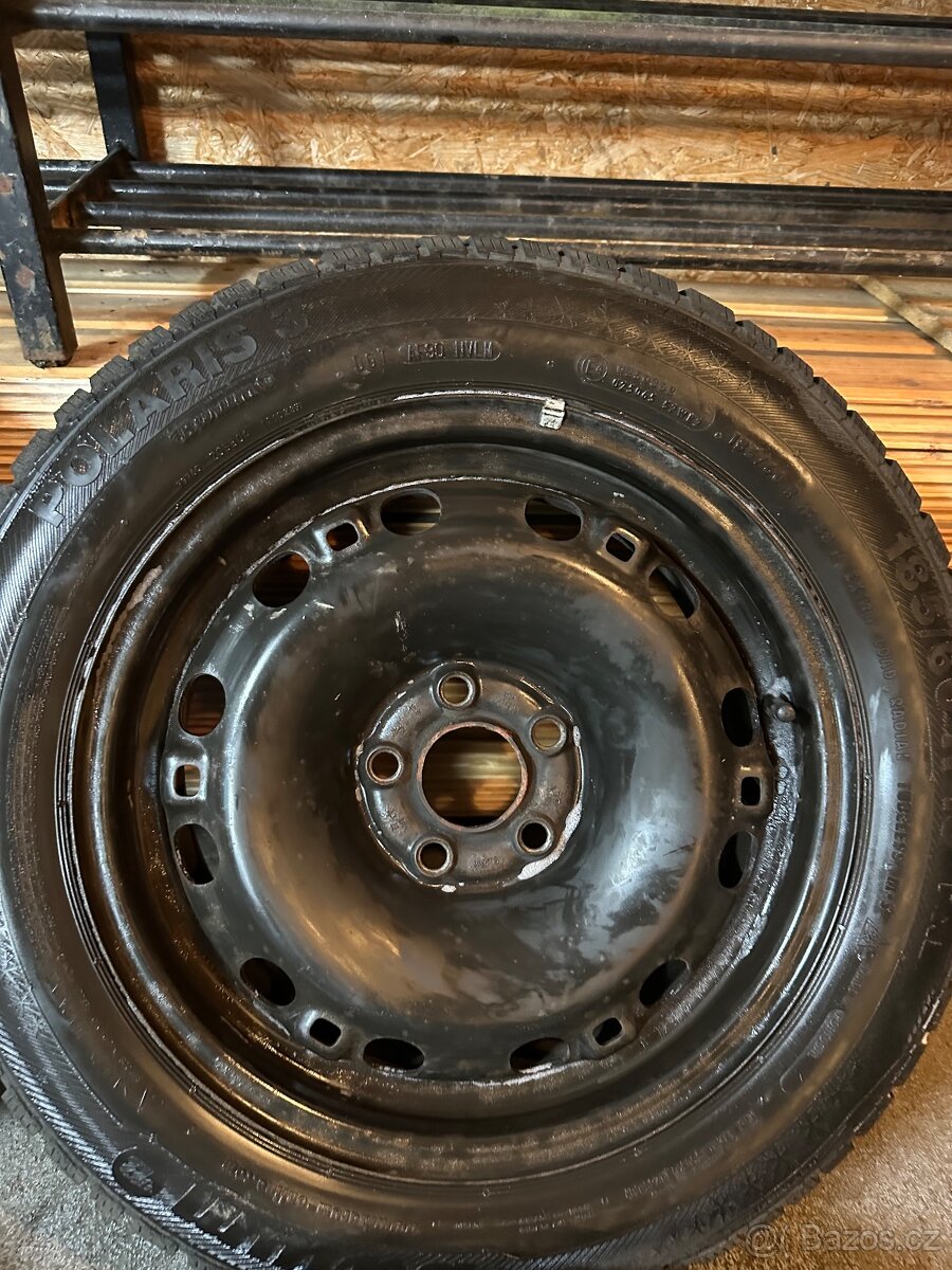 Plechové Disky 5X100 R15 Zimní Pneu 185/60/15 - 4