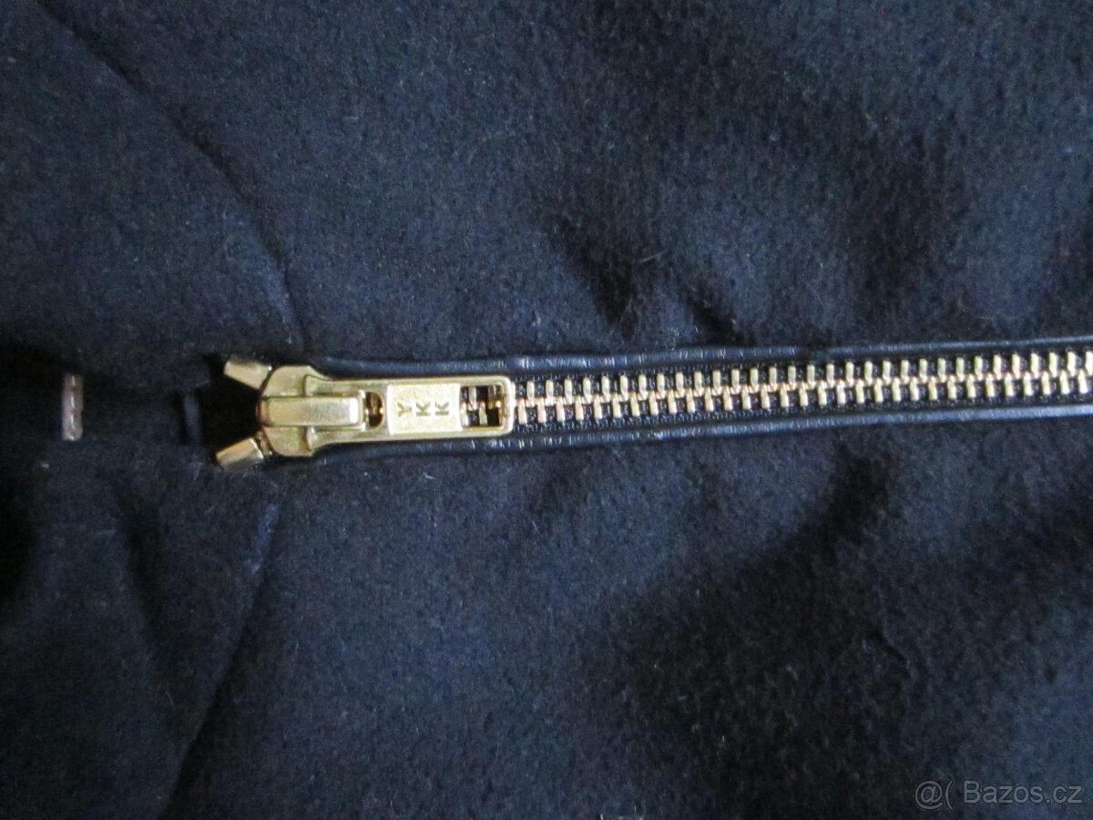 Černý elegantní kabát vel. M/L, podzim / zima - 4