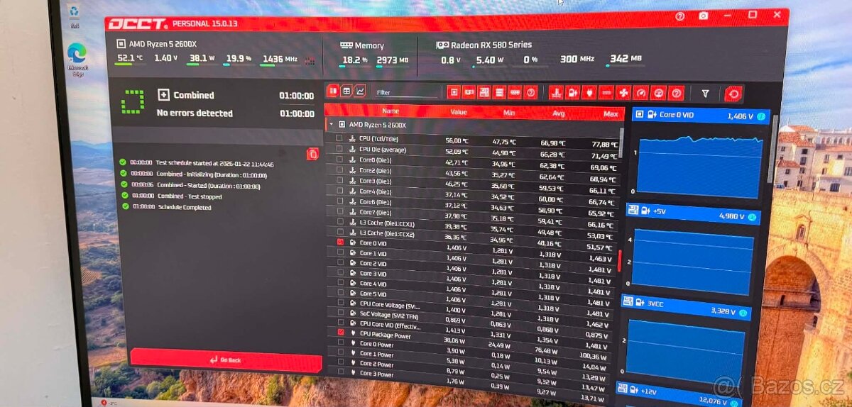 Prodám herní PC-/R5-2600x/RX 580/16 gb/win 11 pro - 4