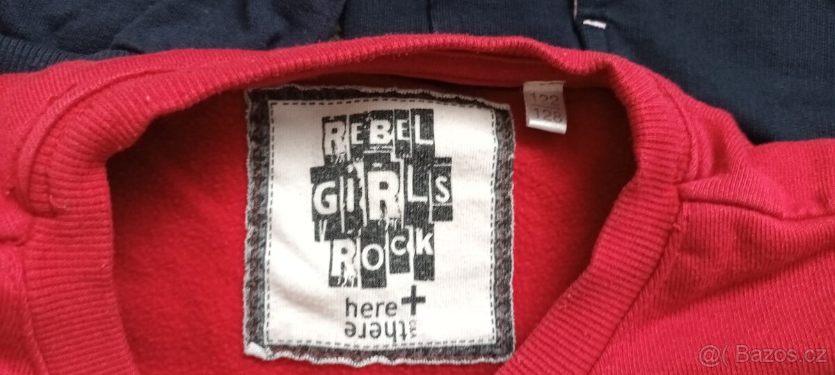 dívčí mikina 3ks, vel. 122/128 - 4