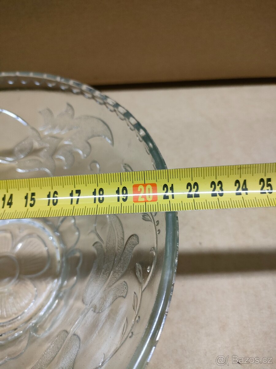 Skleněná mísa 21cm - 4